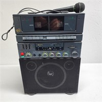 GPX Sing Along Karaoke Machine - Works