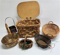 Vintage Picnic Basket, Wicker Baskets