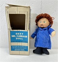 Vintage Sexy Mr. Cabbage Doll with Original Box -