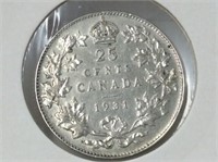 1931(au) Canadian Silver .25