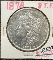 1878 8TF Morgan Silver Dollar
