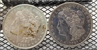 Pair of 1921 Morgan Silver Dollars