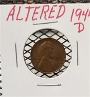 ALTERED 1944-D Lincoln Cent