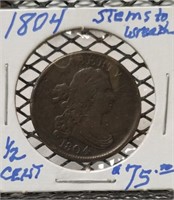 1804 Half Cent Piece