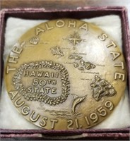 2.5" Hawaii 50th State Medal
