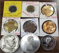 Assorted Tokens & Medals