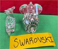 SWAROVSKI CRYSTAL ELEPHANT & WATER BUFFALO (R24)
