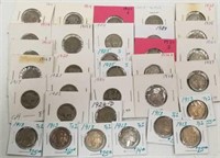 Lot of  Carded Buffalo Nickels, see photo