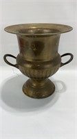 Vintage Brass Urn, 9.5in H