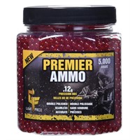 GAME FACE 12-GRAM 6MM RED AIRSOFT BBS 5000count