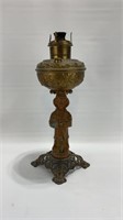 Vintage Ornate  Oil Lamp