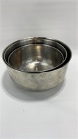 Set of 3 Stainless Steel Mixing Bowls