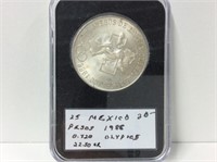 1988 Mexico 25 Pesos Olympic 0.720 22.50gr