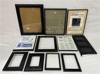 AMH4013/ Z3 Lot of Black Picture Frames