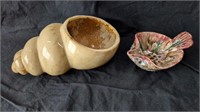 Fish & seashell decor bowls - ZG