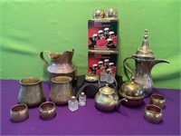 Brass from India & Cyprus, Copper Pitcher ++