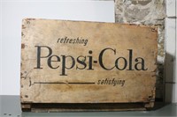 Wood Pepsi Cola Crate
