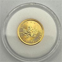 2016 1/20 Gold Maple leaf