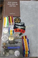 Vtg Medals, Pins, Tags, Patches