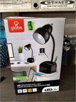 GLOBE LED Organizer Desk Lamp.