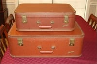 Starline Vintage Suitcases 2 piece Set with keys