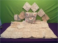Hand-Crafted Napkins, Bed Spread, Pillow
