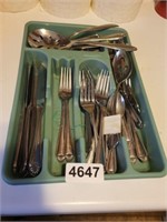 SILVERWARE TRAY FILLED