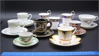 Lot of Demitasse Cups & Saucers