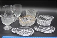Lot of Misc Cut & Pressed Glass