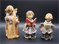 3 Fontanini Figures  Angels Choir