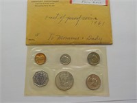 1961 US Mint Philadelphia Only