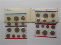 (2) 1981 Sets, P & D UNC Coins From US Mint Each