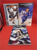 Toronto Maple Leafs Lot 3 Hockey Year Book Guides