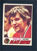 BOBBY ORR 1977-78 O-Pee-Chee # 251 Chicago Card