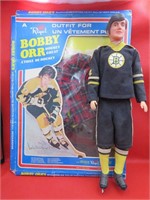 1975 Bobby Orr Hockey Doll & Extra Outfit RARE