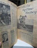1930-40 Ontario Minor Hockey Scrapbook Vintage OLD