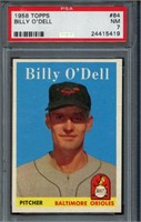 Billy O'Dell PSA 7.0 1958 Topps Baseball Baltimore