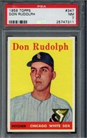 Don Rudolph PSA 7.0 - 1958 Topps #347 - Chicago