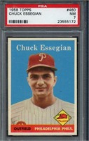 Chuck Essegian PSA 7.0 - 1958 Topps #460 Phillies