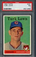 Turk Lown PSA 7.0 - 1958 Topps # 261 Chicago Cubs