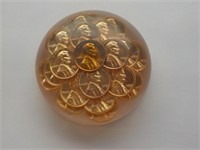 Paperweight w/ pennies