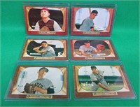 6x 1954 Bowman Baseball Cards #185 Vic Raschi +++