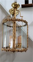 Antique Brass Hall Lantern