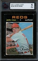 Pete Rose KSA 5.0 - 1971 O-Pee-Chee #100 - REDS