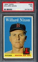 Willard Nixon PSA 7.0 1958 Topps #395 Red Sox