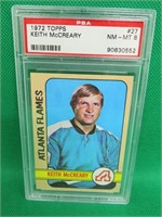 Keith McCreary PSA 8.0 1972 Topps # 27 - Atlanta