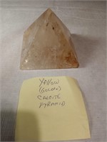 3.5" Yellow Calcite Pyramid