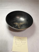 6" Blackened Brass Medicine Bowl