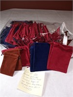 100 Suede Draw String Bags 2 Sizes