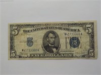 1934C Silver Cert. $5.00 L-1979 J. Snyder